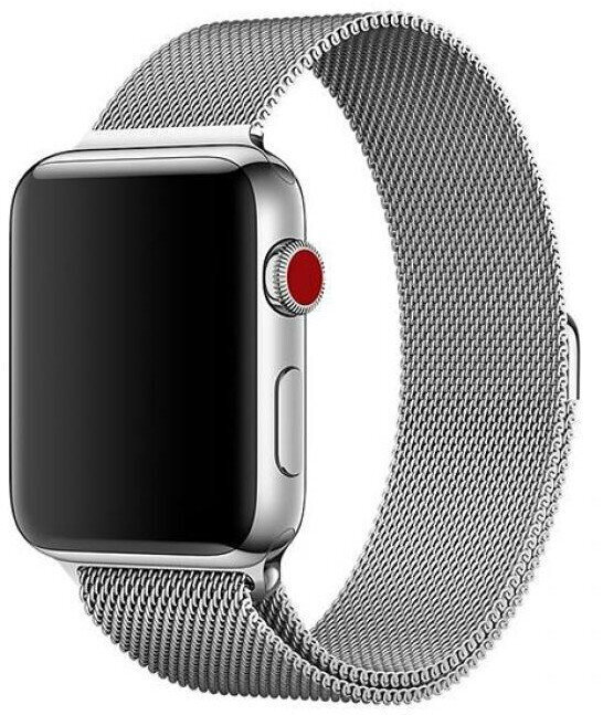 4wrist Teräs Milan Pull Apple Watchille - hopea 42/44/45 mm hinta ja tiedot | Älykellojen ja aktiivisuusrannekkeiden lisätarvikkeet | hobbyhall.fi