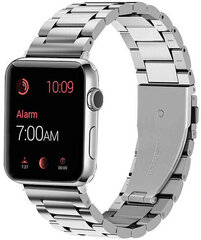 4wrist Teräsisku Apple Watchille - hopea 42/44/45 mm hinta ja tiedot | 4wrist Älykellot ja aktiivisuusrannekkeet | hobbyhall.fi