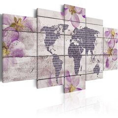 Kuva - Romantic World Map hinta ja tiedot | Taulut | hobbyhall.fi