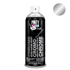 Kromi spraymaali hopea Art&Craft PintyPlus 400ml hinta ja tiedot | PintyPlus Maalit, laastit ja maalaustarvikkeet | hobbyhall.fi