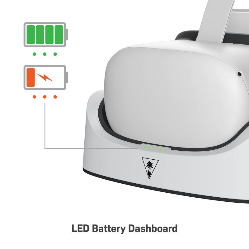 Turtle Beachin latausasema Fuel Compact VR Meta Quest 2 hinta ja tiedot | VR-lasit | hobbyhall.fi