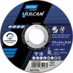 Katkaisulaikka Norton Vulcan 41-230x2,0x22,23 A30S hinta ja tiedot | Käsityökalut | hobbyhall.fi