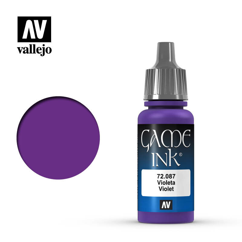 Violet Ink 17 ml. Game Color 72087 Vallejo hinta ja tiedot | Taide- ja askartelutarvikkeet | hobbyhall.fi