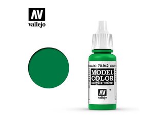 Light Green Matt 17 ml. Model Color Vallejo 70942 hinta ja tiedot | Taide- ja askartelutarvikkeet | hobbyhall.fi