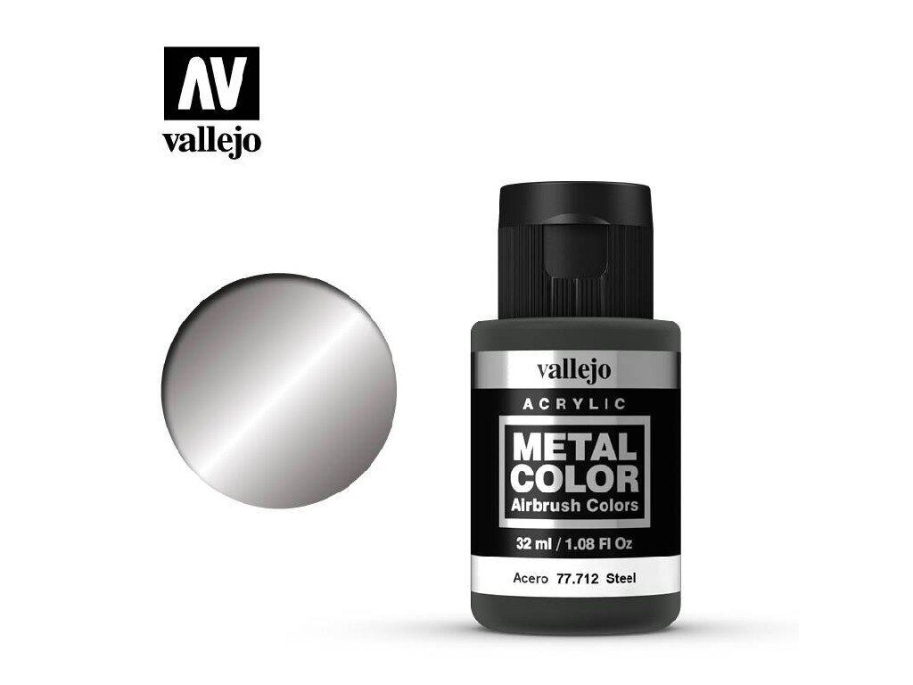 Steel 32ml. Metal Color Vallejo 77712 hinta