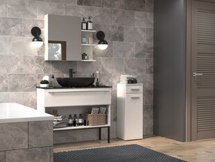 Kylpyhuonekaappi Nel V DS, valkoinen hinta ja tiedot | Kylpyhuonekaapit | hobbyhall.fi
