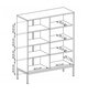 Lipasto AKL Furniture Mono MK104, sininen hinta ja tiedot | Lipastot | hobbyhall.fi