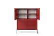 Lipasto AKL Furniture Mono MK104, punainen hinta ja tiedot | Lipastot | hobbyhall.fi