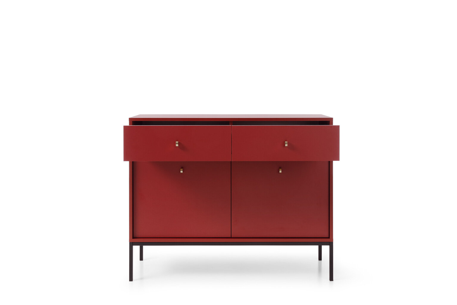 Lipasto AKL Furniture Mono MKSZ104, punainen hinta ja tiedot | Lipastot | hobbyhall.fi
