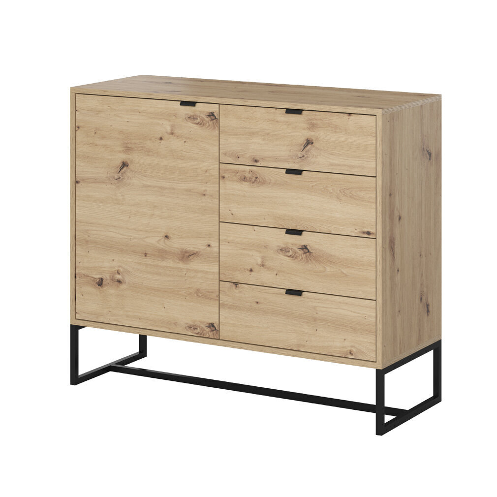 Lipasto AKL Furniture Amber AK103, ruskea hinta ja tiedot | Lipastot | hobbyhall.fi
