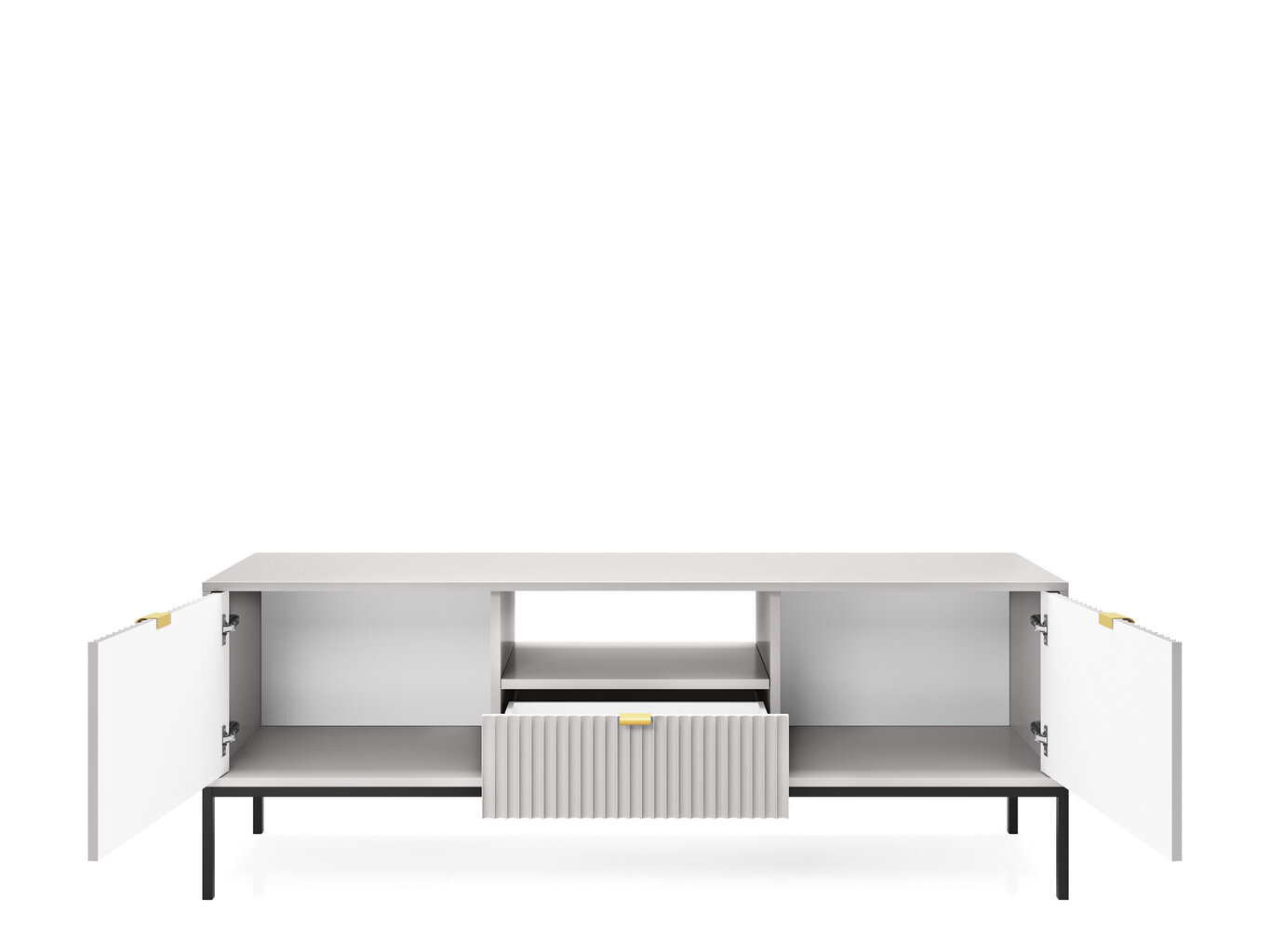 TV-taso AKL Furniture Nova Sands RTV154, harmaa hinta ja tiedot | TV-tasot | hobbyhall.fi