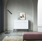 Lipasto AKL Furniture Nova Sands KSZ104, valkoinen hinta ja tiedot | Lipastot | hobbyhall.fi