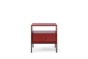 Yöpöytäkaappi AKL Furniture Mono MS54, punainen hinta ja tiedot | Yöpöydät | hobbyhall.fi