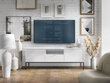 TV-taso AKL Furniture Nova Sands RTV154, valkoinen hinta ja tiedot | TV-tasot | hobbyhall.fi