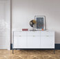 Lipasto AKL Furniture Nova Sands KSZ154, valkoinen hinta ja tiedot | Lipastot | hobbyhall.fi