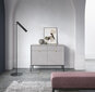 Lipasto AKL Furniture Nova Sands KSZ104, harmaa hinta ja tiedot | Lipastot | hobbyhall.fi