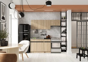 Keittiökalusteet Ezra Eco Line, ruskea hinta ja tiedot | Keittiökalusteet | hobbyhall.fi