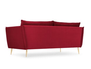 Sohva Micadoni Home Agate 4S, punainen/kulta hinta ja tiedot | Sohvat ja vuodesohvat | hobbyhall.fi