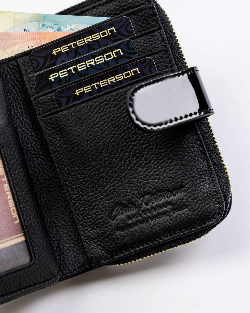 Peterson B6 naisten pieni lompakko, musta hinta ja tiedot | Naisten lompakot | hobbyhall.fi