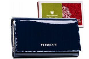 Peterson naisten patenttilompakko C46, ​​sininen hinta ja tiedot | Naisten lompakot | hobbyhall.fi