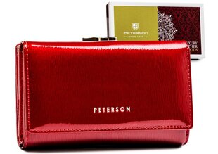 Peterson H8 naisten lompakko, punainen hinta ja tiedot | Naisten lompakot | hobbyhall.fi