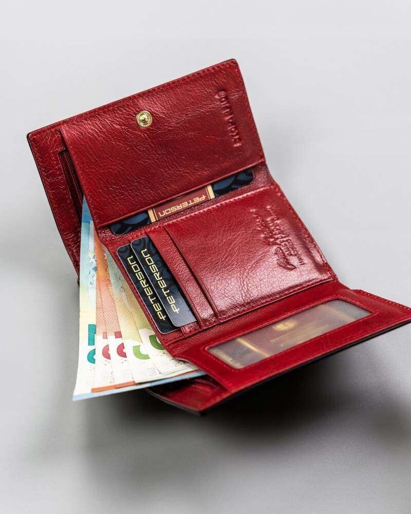 Peterson M41 pieni naisten lompakko, punainen hinta ja tiedot | Naisten lompakot | hobbyhall.fi