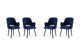 4 tuolin setti Milo Casa Laelia, kirkkaan sininen hinta ja tiedot | Ruokapöydän tuolit | hobbyhall.fi