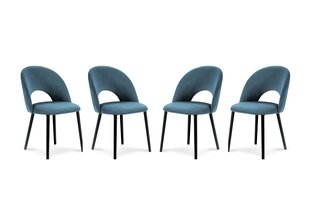 4 tuolin setti Milo Casa Lucia, sininen hinta ja tiedot | Ruokapöydän tuolit | hobbyhall.fi