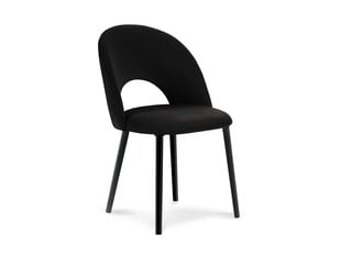 2 tuolin setti Milo Casa Lucia, musta hinta ja tiedot | Ruokapöydän tuolit | hobbyhall.fi