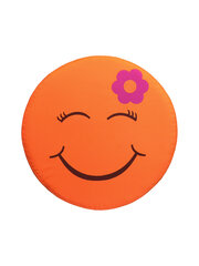 6 istuimen setti Wood Garden Smiley Seat Flower Premium, oranssi hinta ja tiedot | Lasten nojatuolit ja säkkituolit | hobbyhall.fi