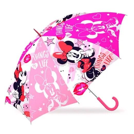 Disney Minnie automaattinen sateenvarjo 46cm hinta ja tiedot | Lasten asusteet | hobbyhall.fi