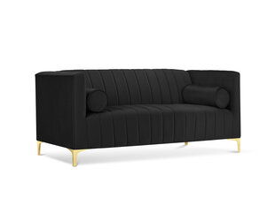 Kahden istuttava sohva Kooko Home Tutti, musta/kulta hinta ja tiedot | Kooko Home Olohuoneen kalusteet | hobbyhall.fi