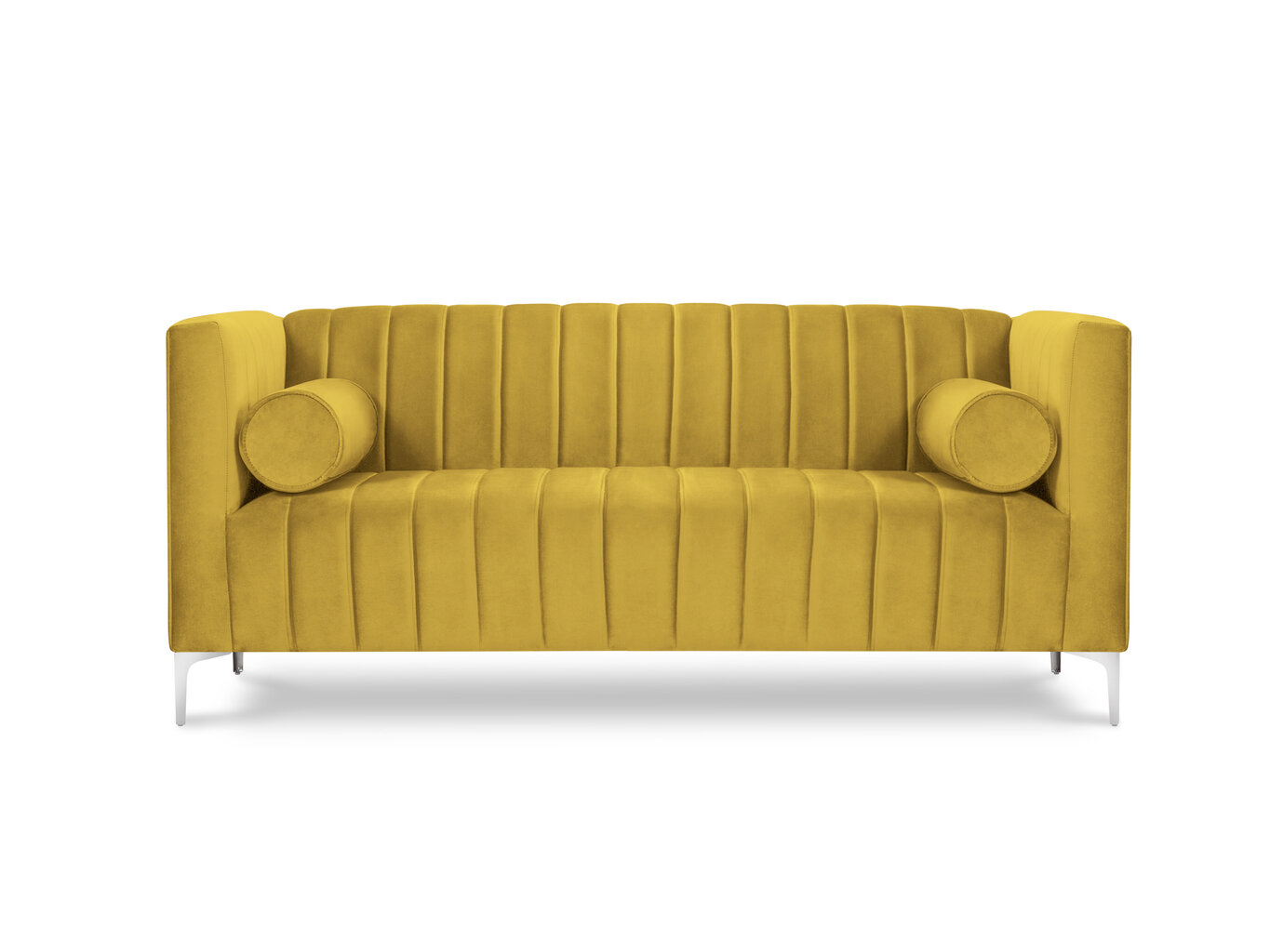 Kahden istuttava sohva Kooko Home Tutti, keltainen hinta ja tiedot | Sohvat ja vuodesohvat | hobbyhall.fi