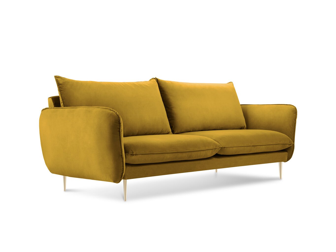 Kahden istuttava sohva Cosmopolitan Design Florence, keltainen hinta ja tiedot | Sohvat ja vuodesohvat | hobbyhall.fi