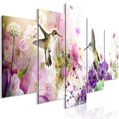 Kuva - Colourful Nature (5 Parts) Wide hinta ja tiedot | Taulut | hobbyhall.fi