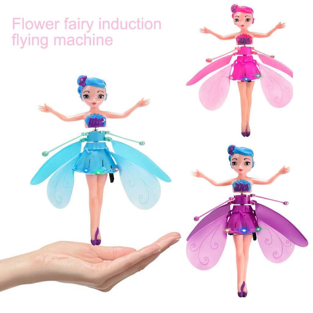 Lentävä nukke Fairy Magic Princess, vaaleanpunainen hinta ja tiedot | Tyttöjen lelut | hobbyhall.fi