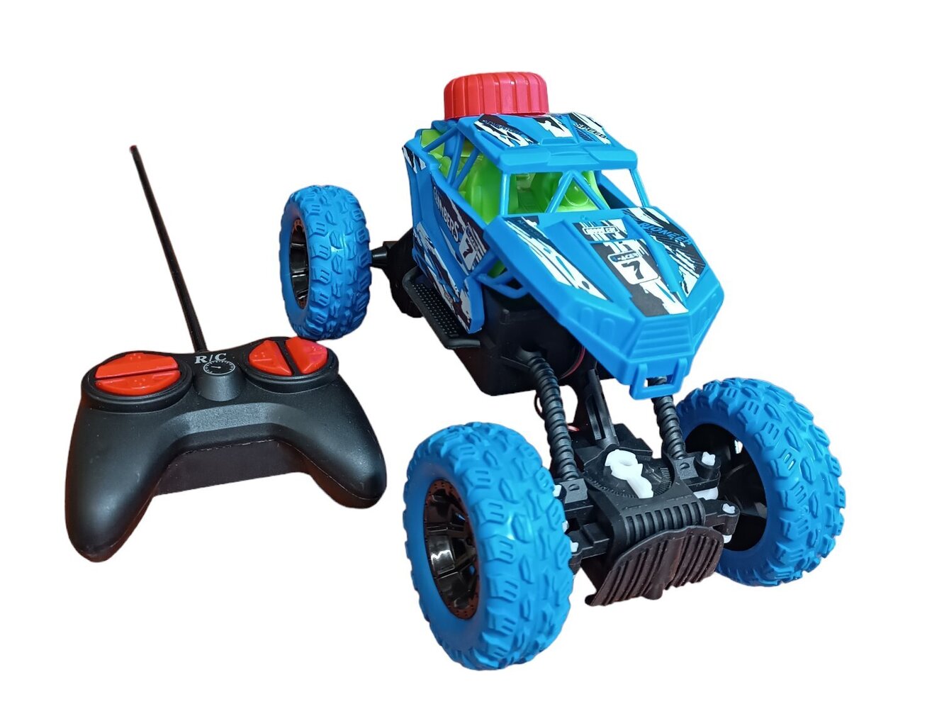 Radio-ohjattu Monster Truck, sininen hinta ja tiedot | Poikien lelut | hobbyhall.fi