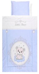 Lasten lakanasetti Lorelli Little Bear Blue, 100x150 cm, 4-osainen hinta ja tiedot | Lorelli Koti ja keittiö | hobbyhall.fi