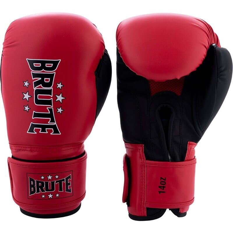 Nyrkkeilyhanskat Brute Sparring Boxing Gloves, punainen, 14 hinta ja tiedot | Kamppailulajit | hobbyhall.fi