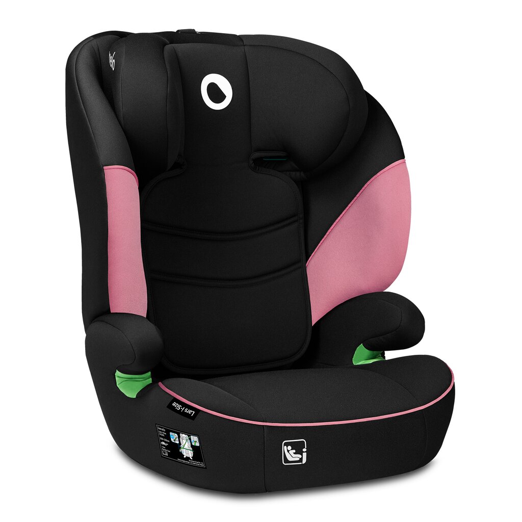 Turvaistuin Lionelo Lars i-Size, 15 - 36 kg, Pink Baby hinta ja tiedot | Turvaistuimet | hobbyhall.fi