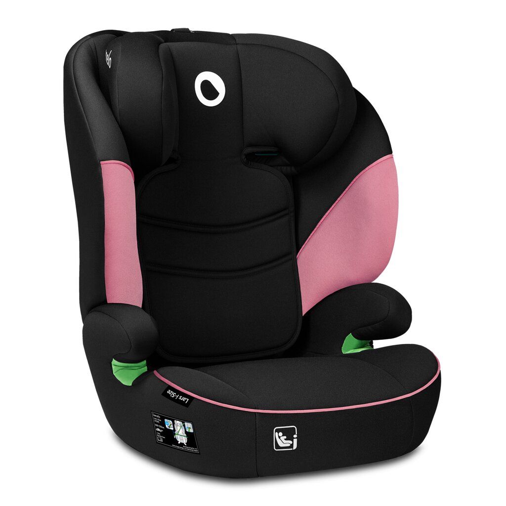 Turvaistuin Lionelo Lars i-Size, 15 - 36 kg, Pink Baby hinta ja tiedot | Turvaistuimet | hobbyhall.fi