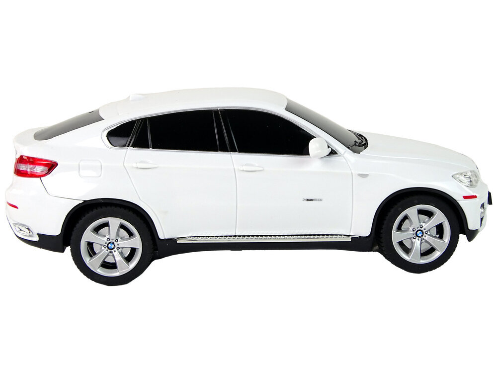 Kauko-ohjattava auto BMW X6, valkoinen hinta ja tiedot | Poikien lelut | hobbyhall.fi