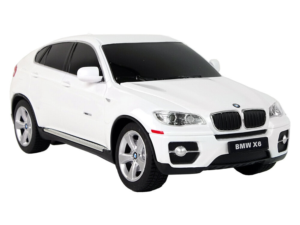 Kauko-ohjattava auto BMW X6, valkoinen hinta ja tiedot | Poikien lelut | hobbyhall.fi