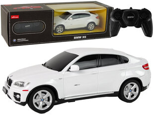 Kauko-ohjattava auto BMW X6, valkoinen hinta ja tiedot | Poikien lelut | hobbyhall.fi