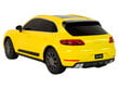 Porsche Macan turbo kauko-ohjattava auto, keltainen hinta ja tiedot | Poikien lelut | hobbyhall.fi