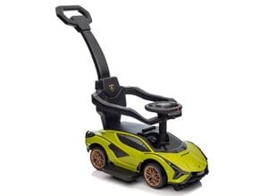 Potkuauto, Lamborghini QLS-996T, vihreä hinta ja tiedot | Vauvan lelut | hobbyhall.fi