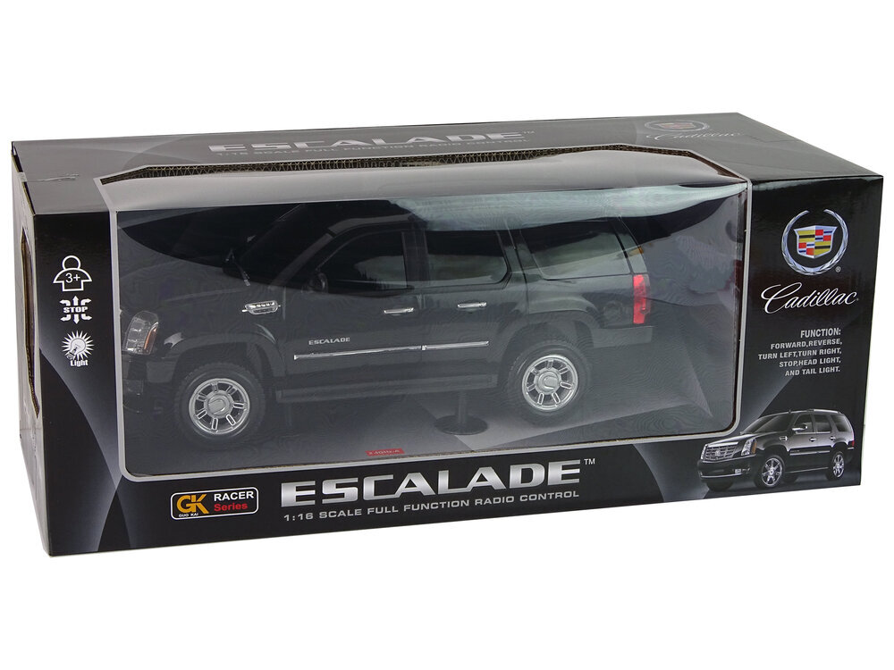 Cadillac Escalade kauko-ohjattava auto, musta hinta ja tiedot | Poikien lelut | hobbyhall.fi