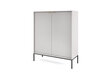 Lipasto AKL Furniture Nova Sands K104, harmaa hinta ja tiedot | Lipastot | hobbyhall.fi