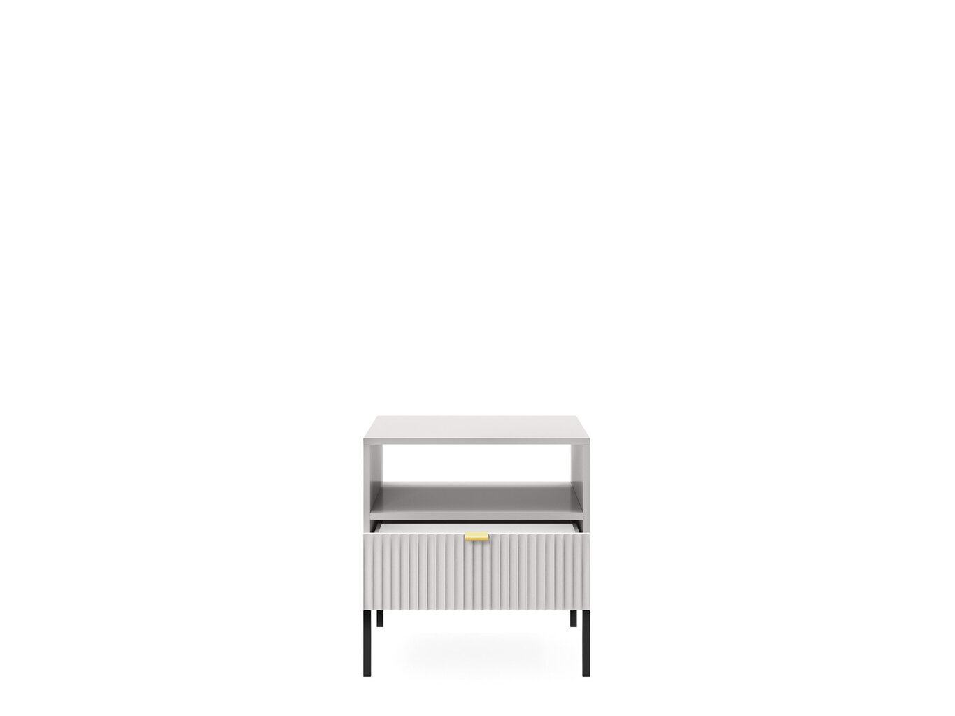 Yöpöytä AKL Furniture Nova Sands S54, harmaa hinta ja tiedot | Yöpöydät | hobbyhall.fi