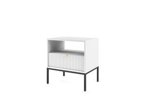 Yöpöytäkaappi AKL Furniture Nova Sands S54, valkoinen hinta ja tiedot | Yöpöydät | hobbyhall.fi